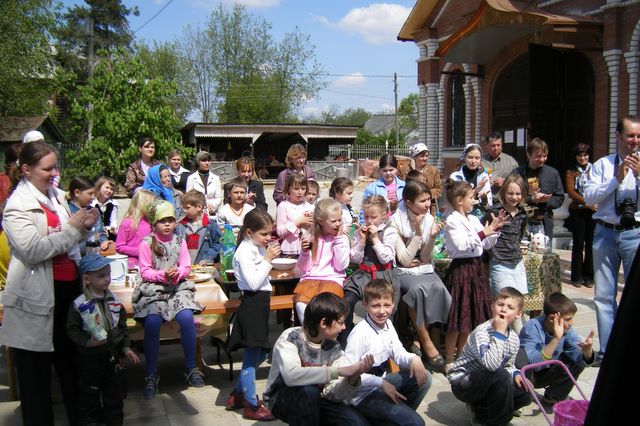Дети и родители Воскресной школы