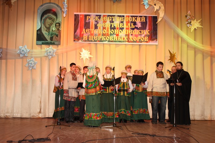 Выступление хора Вознесенского храма