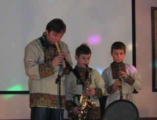 Алексей Круглов с учениками